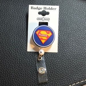 Super Nurse retractable badge holder!